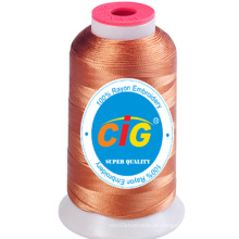 Rayon Bordado Thread em tubo pequeno